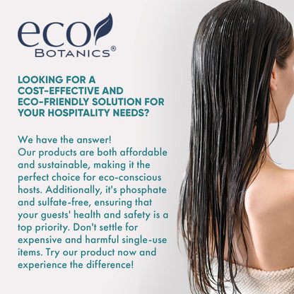 Terra Pure Eco Botanics Natural Conditioner with Raw Honey & White Tea – 1-Gallon Refill for Airbnb & Home