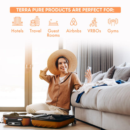 Terra Pure 1-Gallon Shampoo | Luxury Hotel Toiletry Bulk (128 oz) | Refill Dispensers