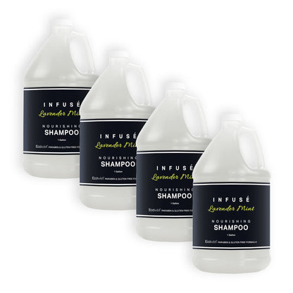 Terra Pure Infuse Lavender Mint Hotel Shampoo | 1 Gal Refill for Dispensers | Hospitality
