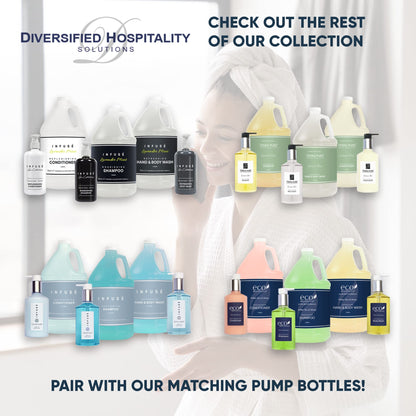Terra Pure Infuse Lavender Mint Hotel Shampoo | 1 Gal Refill for Dispensers | Hospitality