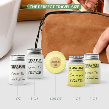Terra Pure Hotel Soaps & Toiletries Bulk Set – 300 Travel-Size Amenities Kit