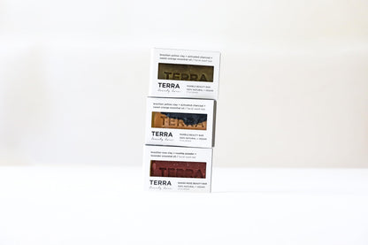 Terrabeautybars Marble Beauty Bar – Solid Facial Cleanser with Brazilian Clay & Charcoal