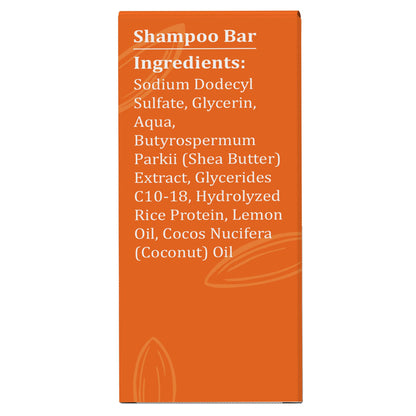 Terrafique Rice Water Shampoo & Conditioner Bar Set – Citrus, Travel-Friendly