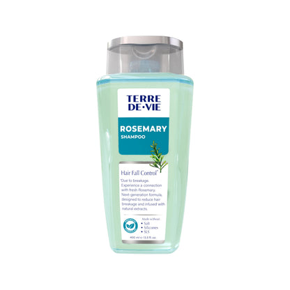 Terre De Vie Rosemary Shampoo – Strengthen & Hydrate with Natural Oils | SLS & Paraben-Free