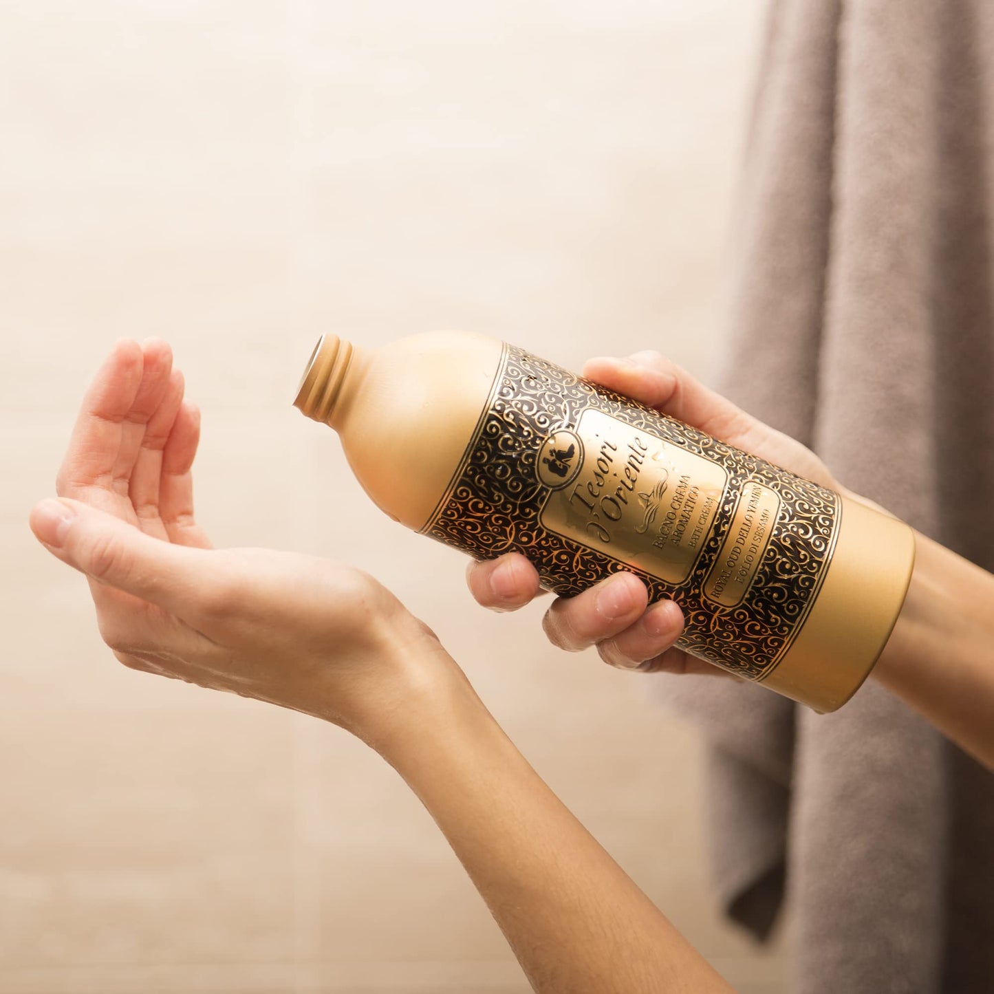 Tesori d'Oriente Royal Oud Dello Yemen Bath Cream with Sesame Oil – 500ml