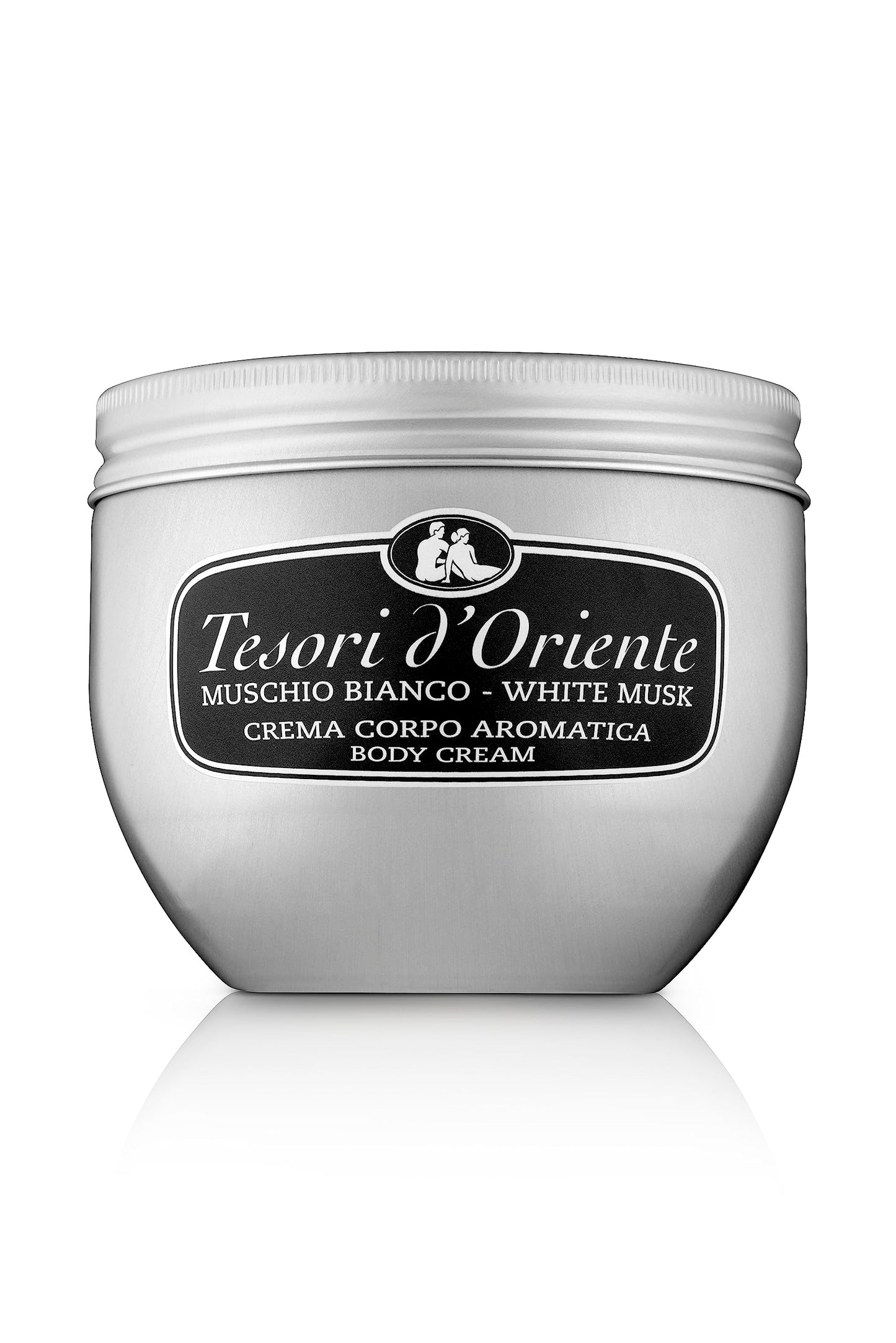 Tesori d'Oriente Body Cream for Women – White Musk, Made in Italy, 10.1 oz