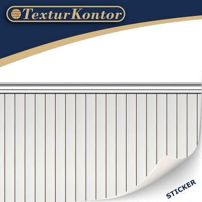 TexturKontor 3 Sheets Self-Adhesive Wall Cladding for Dollhouse 1:12 Scale – Brick & Wood Textures