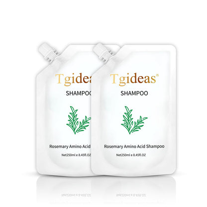 Tgideas Rosemary Amino Acid Shampoo – Hair Growth Support for Thinning Hair, Zinc PCA & Hydrolyzed Silk, 2-Pack