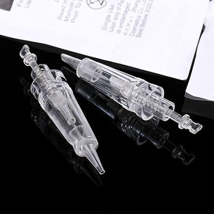 TgoBeauty 30pcs Disposable Tattoo Needle Cartridges for Permanent Makeup – Eyebrow, Eyeliner, Lip (0.18mm-0.30mm) 1P/3P/5P/5F/7F