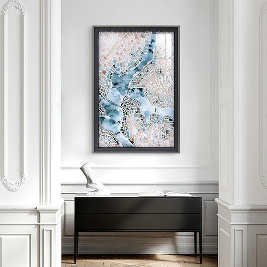 Thames Framed Wall Art Print 66*96cm