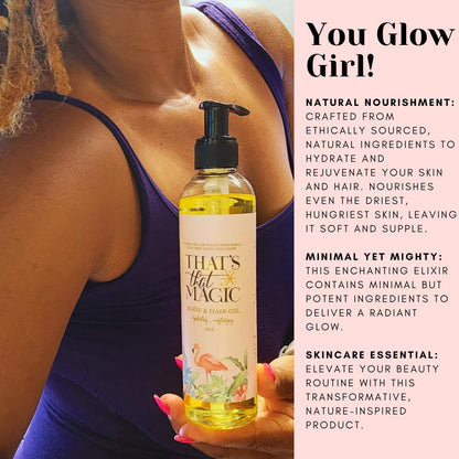 That's That Magic Hair & Body Oil – Tropically Scented, Non-Greasy Hydration for Skin & Hair