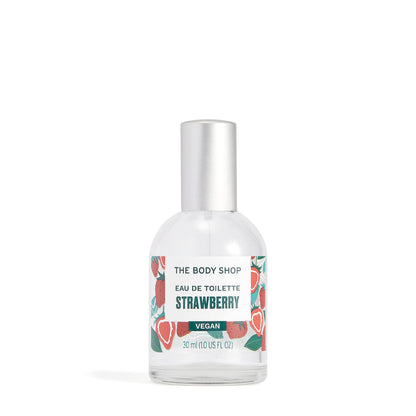 The Body Shop Strawberry Eau de Toilette, 1 Fl Oz | Long-Lasting Fruity Floral Fragrance