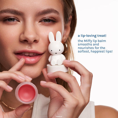 The Crème Shop Miffy Tinted Lip Balm in Mellow Mango — Hyaluronic Acid + Murumuru