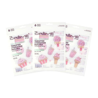 The Crème Shop Targeted Hydration Patches for Acne – Sweet Treats (3 Pack)