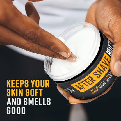 The Cut Buddy After Shave Butter for Men & Women - Moisturizer with Witch Hazel, Shea Butter, Ginger & Willow Bark, 8 oz