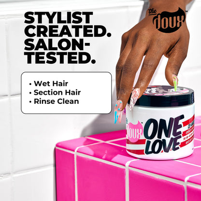 The Doux ONE LOVE Co-Wash for Curly Hair – 3-in-1 Co-Wash, Leave-In & Detangler