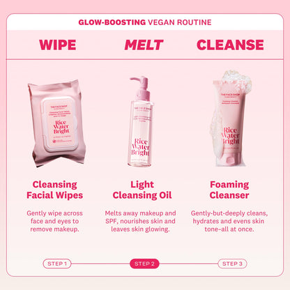 The Face Shop Rice Water Bright Light Facial Cleansing Oil – Vegan Cleanser 150ml