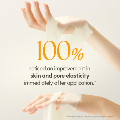 The Face Shop Vita-Toning Vegan Collagen Face Mask | Hydrating Hydrogel Mask for Glass Skin, Elasticity & Even Tone