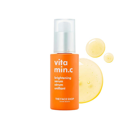 The Face Shop Vitamin C Serum – Brighten Complexion, Even Tone, Hyaluronic Acid & Niacinamide
