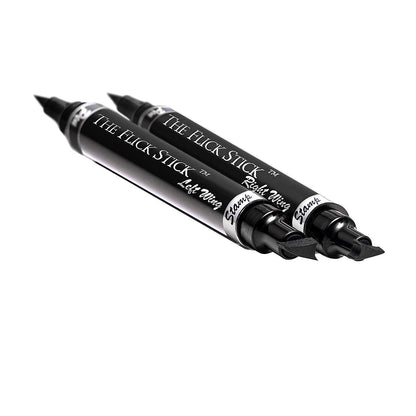 The Flick Stick Winged Eyeliner Stamp – Quick Cat Eye, Smudge-Proof & Waterproof (12mm Vintage, Midnight Black)