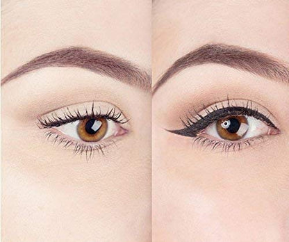 The Flick Stick Winged Eyeliner Stamp – Quick Cat Eye, Smudge-Proof & Waterproof (12mm Vintage, Midnight Black)