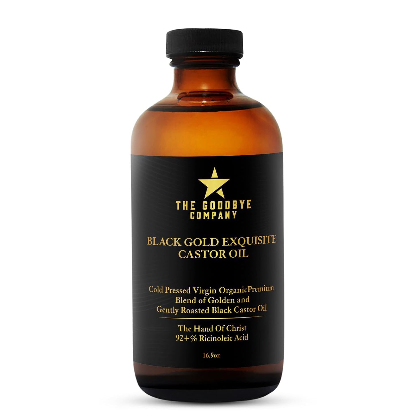 The Goodbye Company Jamaican Black Castor Oil – 100% Pure, Cold-Pressed, 16.9oz