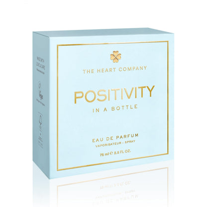 THE HEART COMPANY Positivity in a Bottle – Fresh Women’s Perfume, Vegan Gift, 75ml