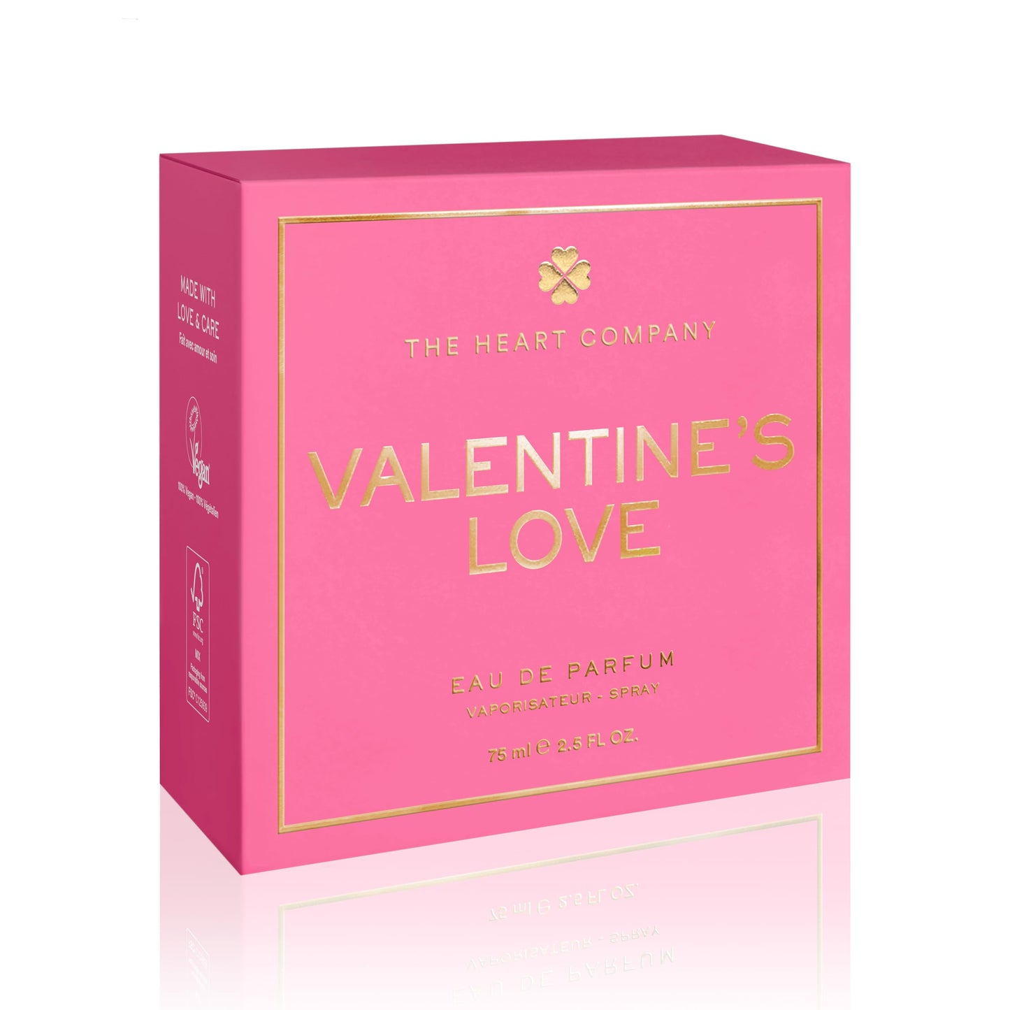 Valentine's Love Perfume for Women | The Heart Company | 75ml Vegan Heart-Shaped EDP