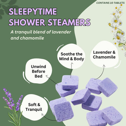 Lavender Shower Steamers Aromatherapy with Essential Oils | The Herbal Zen, Made in USA