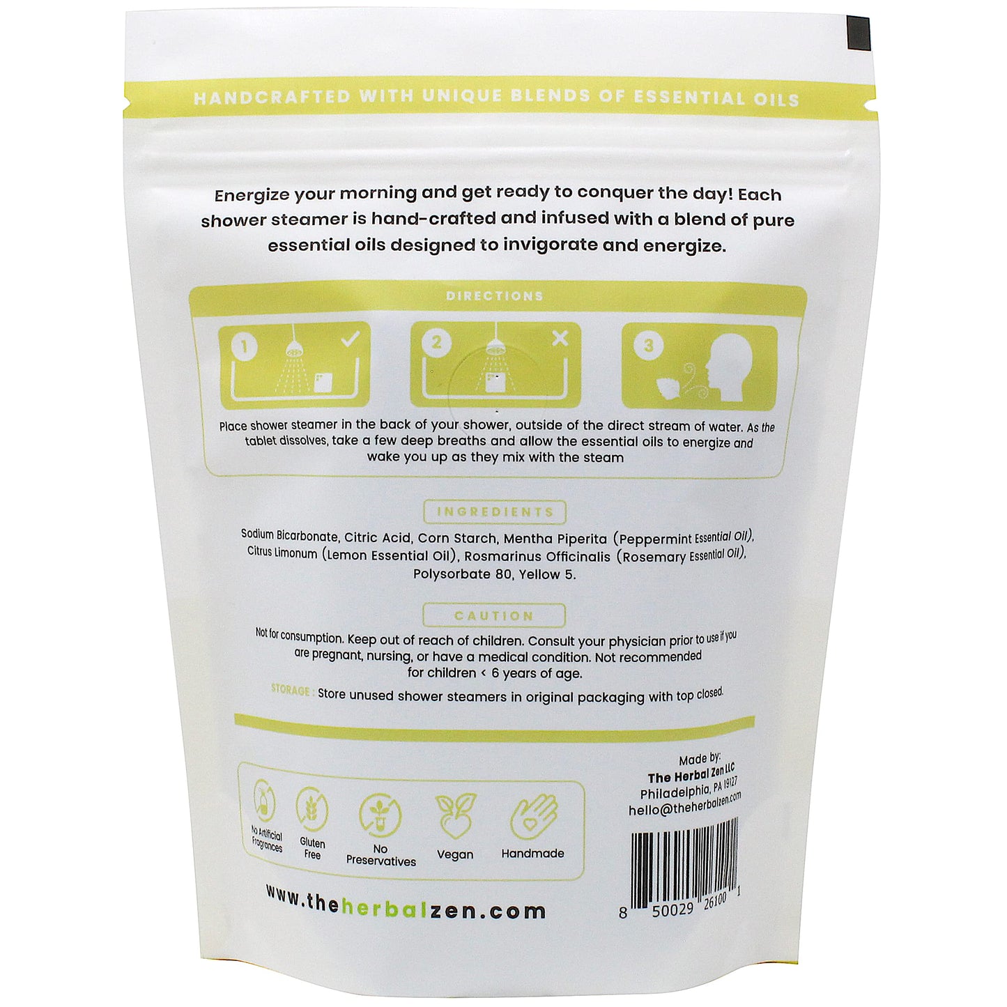 The Herbal Zen Aromatherapy Shower Steamer Gift Set – USA Made Day & Night 20-Piece Bundle
