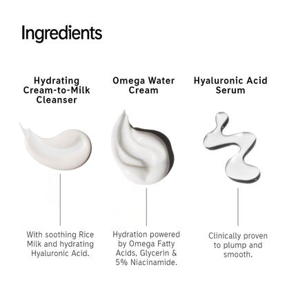 The INKEY List Glow Hard or Go Home Gift Set – Hydration Trio