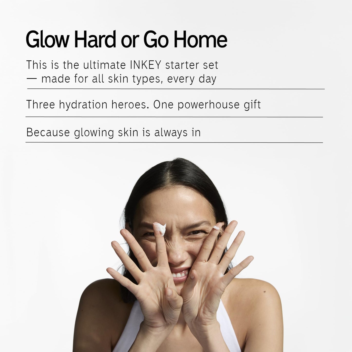 The INKEY List Glow Hard or Go Home Gift Set – Hydration Trio