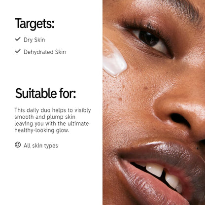 The INKEY List It's Giving Hydration Gift Set – Hydrating Cleanser + Omega Water Cream Duo