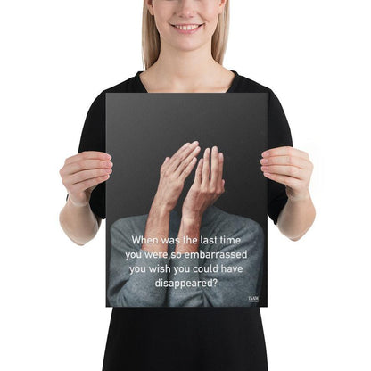 The Last Time You Were So Embarrassed - Canvas Print