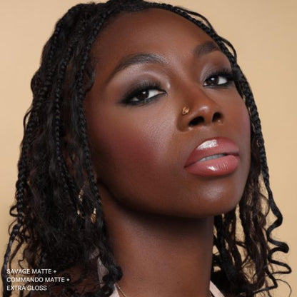 The Lip Bar Commando Nonstop Liquid Matte Lipstick – Peachy Nude, Long-Wearing, High Pigment