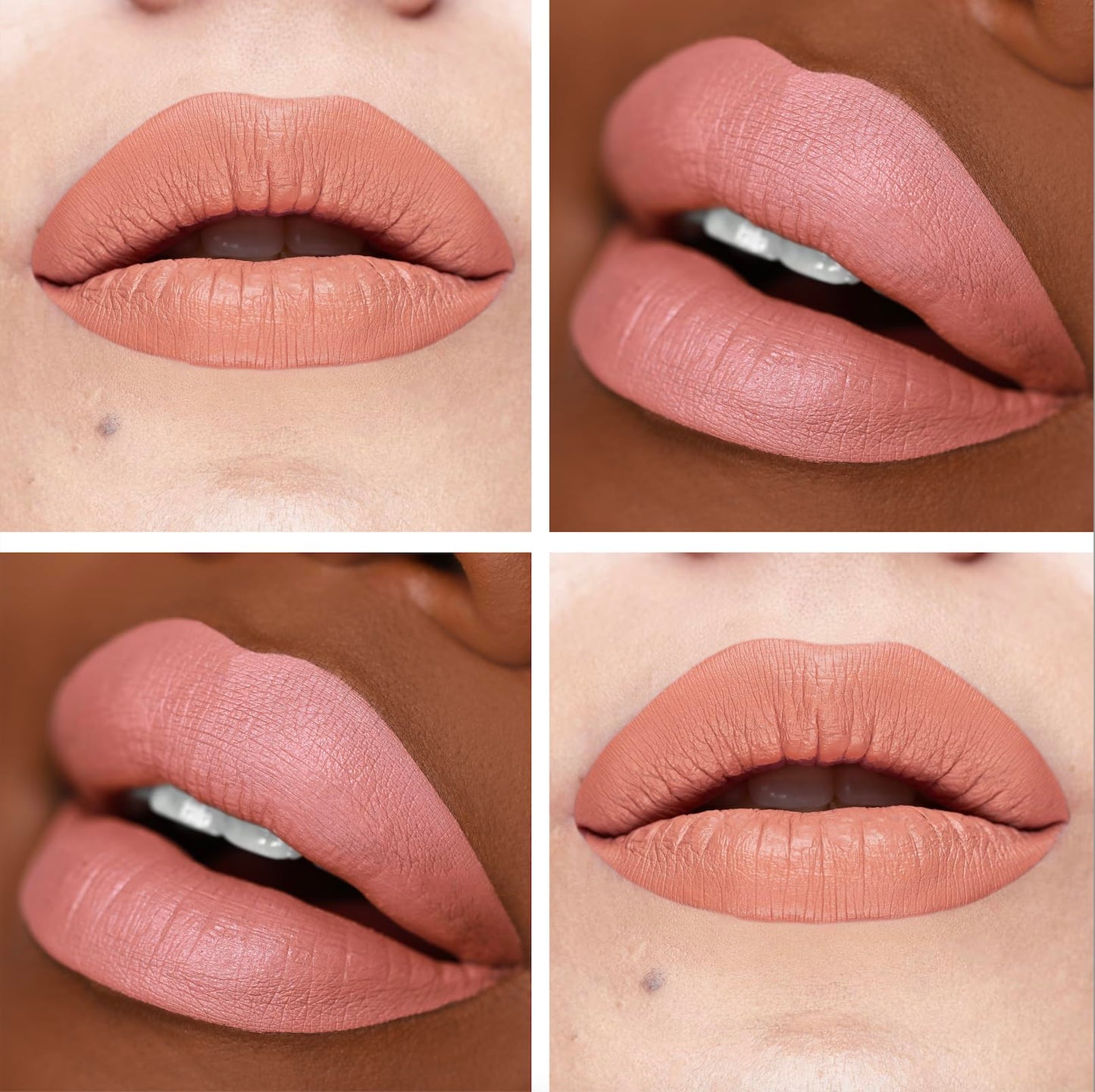 The Lip Bar Commando Nonstop Liquid Matte Lipstick – Peachy Nude, Long-Wearing, High Pigment