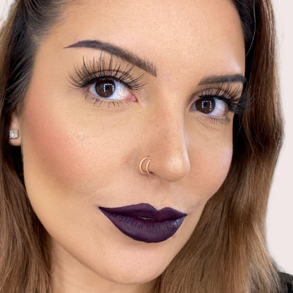 The Lip Bar Drama Queen Deep Eggplant Liquid Matte Lipstick – High-Pigment, Long-Wearing, Vegan & Cruelty-Free