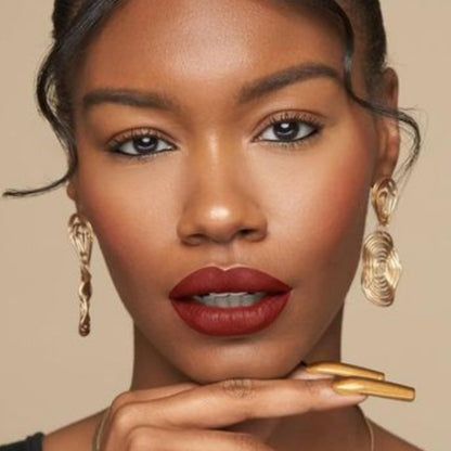 The Lip Bar - Nonstop Liquid Matte Lipstick Brickhouse Soft Brown | 8-12h Wear, Jojoba Oil & Vitamin E, Vegan & Cruelty-Free