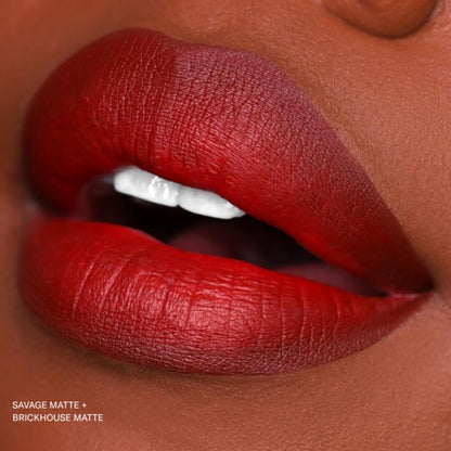 The Lip Bar - Nonstop Liquid Matte Lipstick Brickhouse Soft Brown | 8-12h Wear, Jojoba Oil & Vitamin E, Vegan & Cruelty-Free