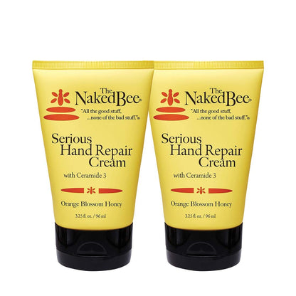 The Naked Bee Orange Blossom Honey with Ceramide 3 – Hand Repair Cream (2-Pack)