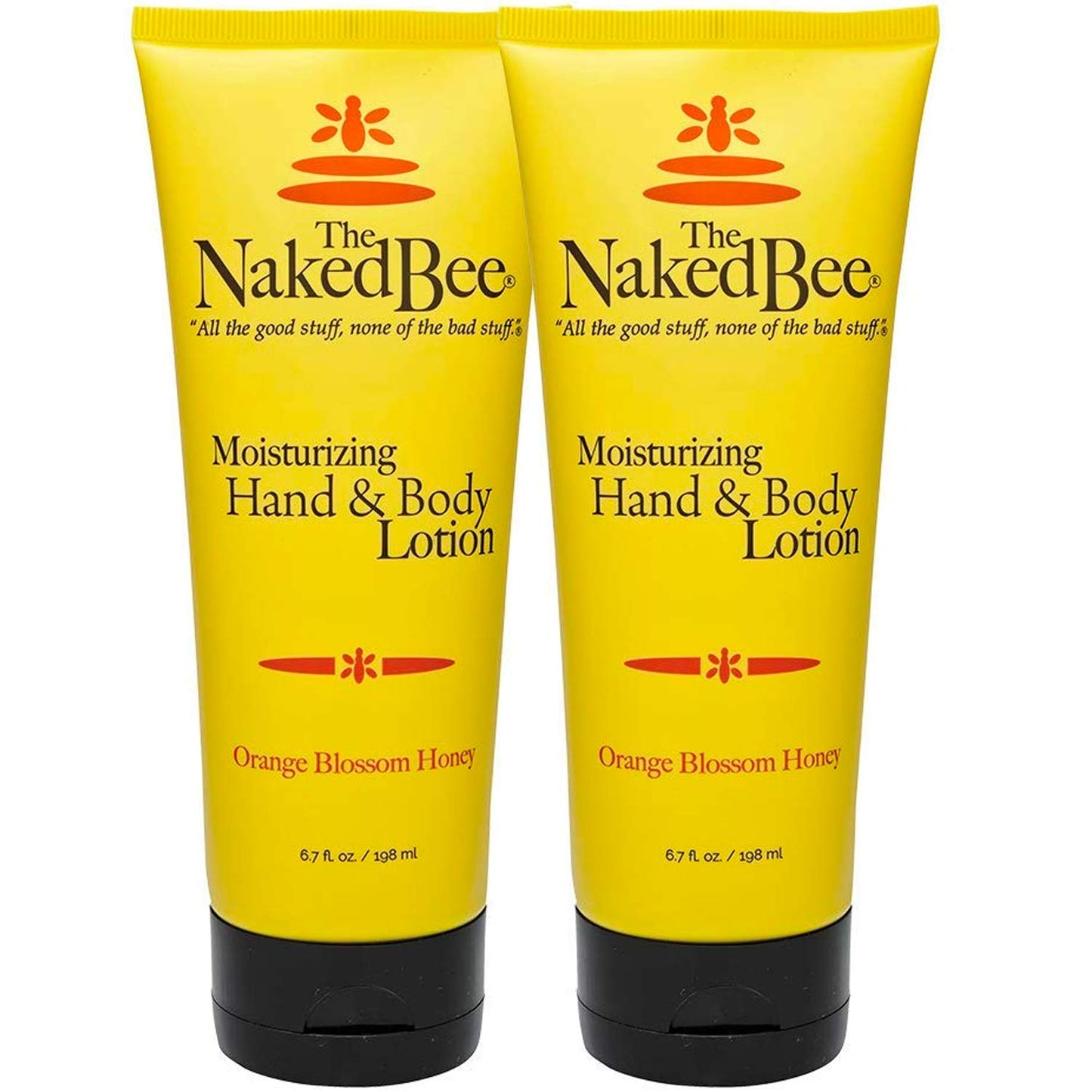 The Naked Bee Orange Blossom Honey Hand & Body Lotion 6.7oz – 2 Pack