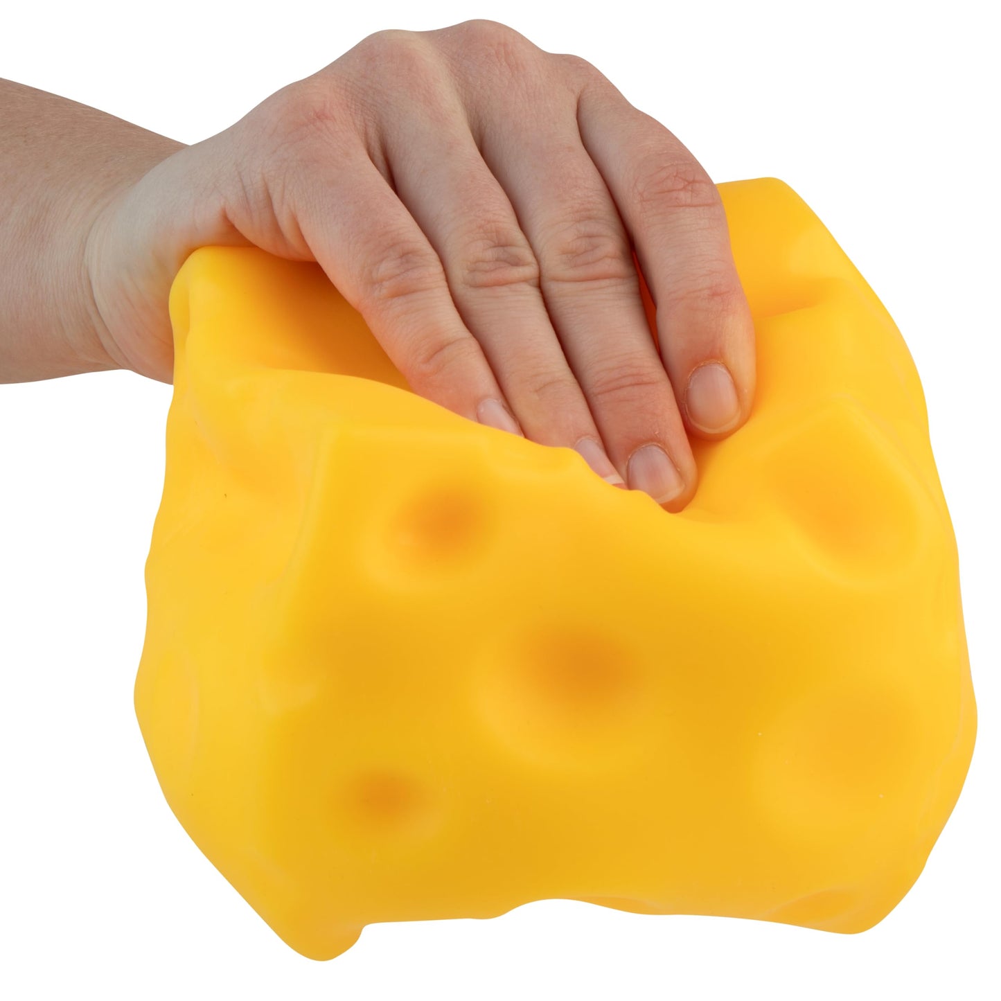 The Orb Factory ORB Easy Sqweezy Super Cheesy - Giant Squeezable Cheese Toy
