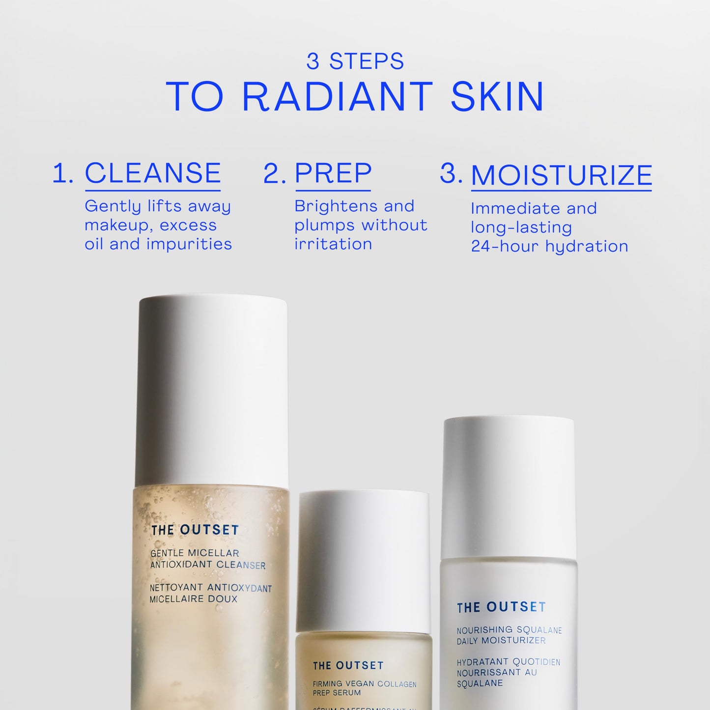 The Outset Squalane Daily Face Moisturizer – Hydrating, Fragrance-Free Vegan Skincare for Sensitive Skin
