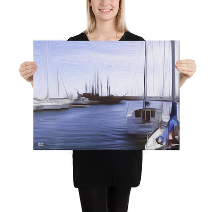 The Sleeping Yachts (at Afternoon) - Canvas Print