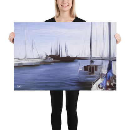 The Sleeping Yachts (at Afternoon) - Canvas Print