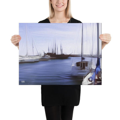 The Sleeping Yachts (at Afternoon) - Canvas Print