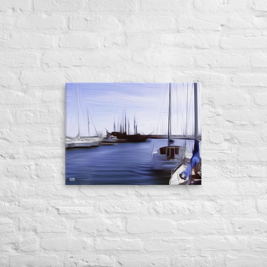 The Sleeping Yachts (at Afternoon) - Canvas Print