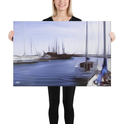 The Sleeping Yachts (at Afternoon) - Canvas Print