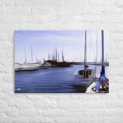 The Sleeping Yachts (at Afternoon) - Canvas Print