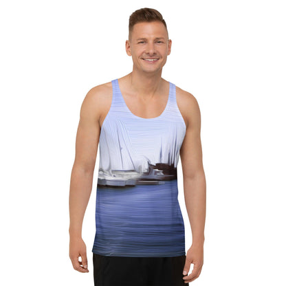 The Sleeping Yachts (at Afternoon) - Mens Tank Top
